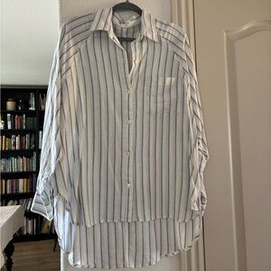 Wilfred Free by Aritzia Relaxed linen blend button down